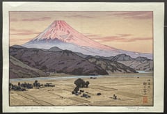 Mt. Fuji from Ohito, morning (Heisei)