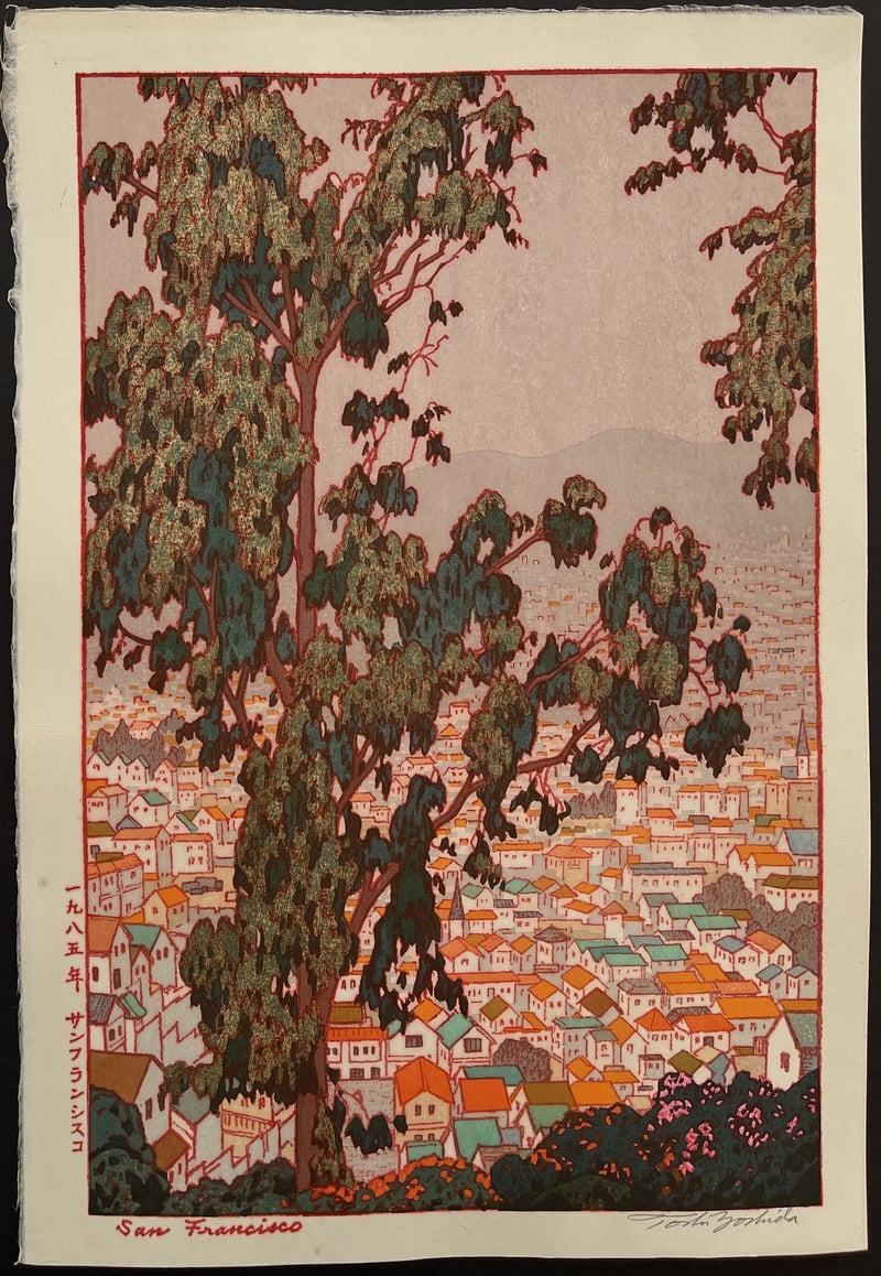 San Francisco (Signed) by Toshi Yoshida