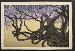 Wisteria at Ushijima (Signed)