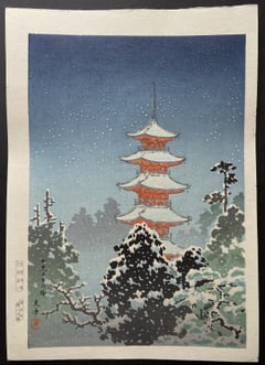 Pagoda in Nikko (Seki)