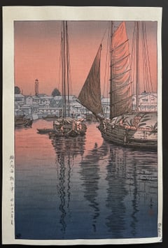 Sunset at Tomonotsu Inland Sea