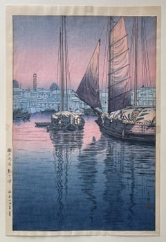 Sunset at Tomonotsu Inland Sea