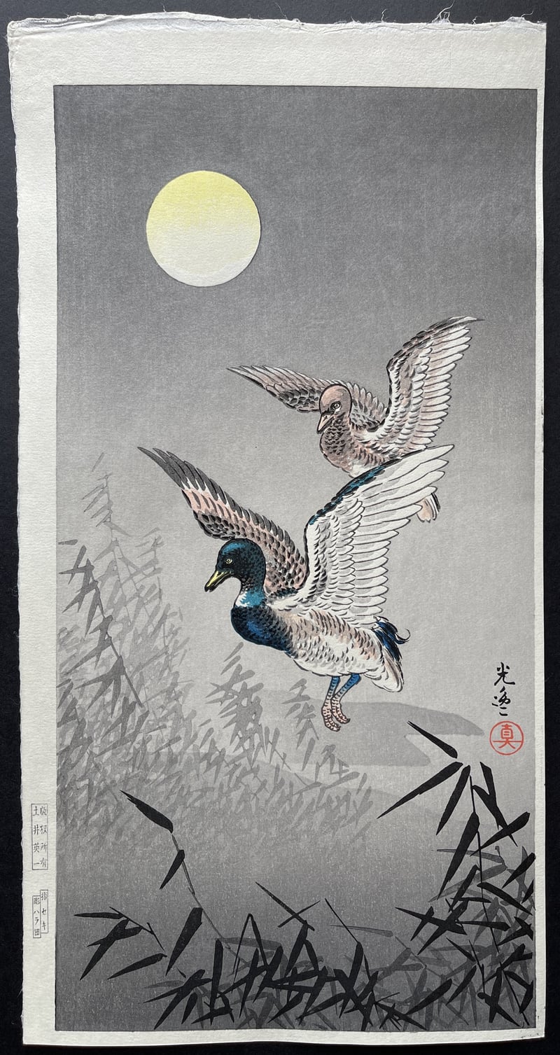 Wild Duck (Mitsugiri) (Seki) by Tsuchiya Koitsu