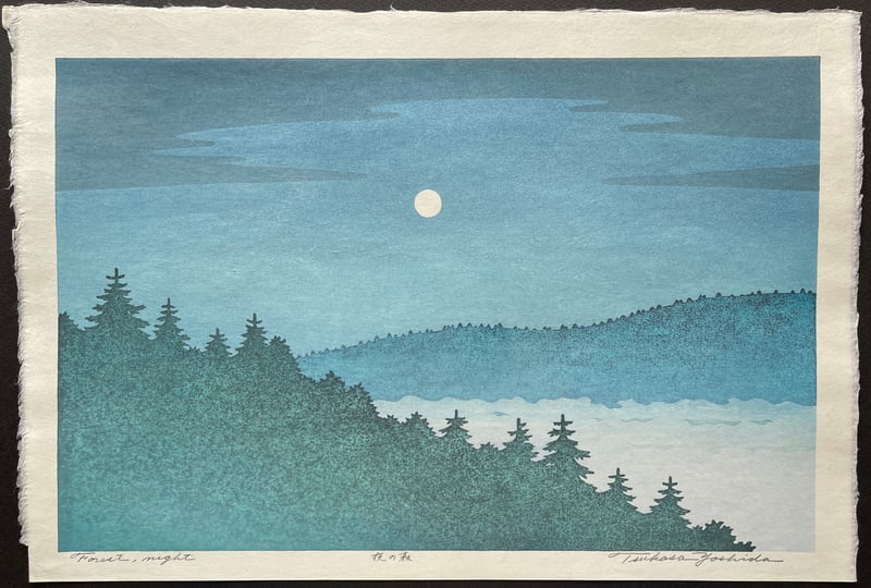 Forest Night by Tsukasa Yoshida