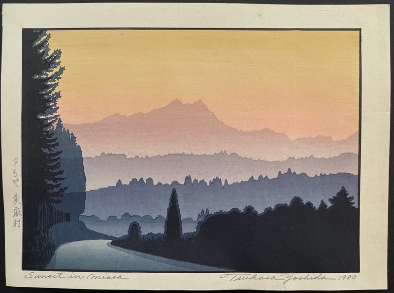 Sunset in Miasa by Tsukasa Yoshida